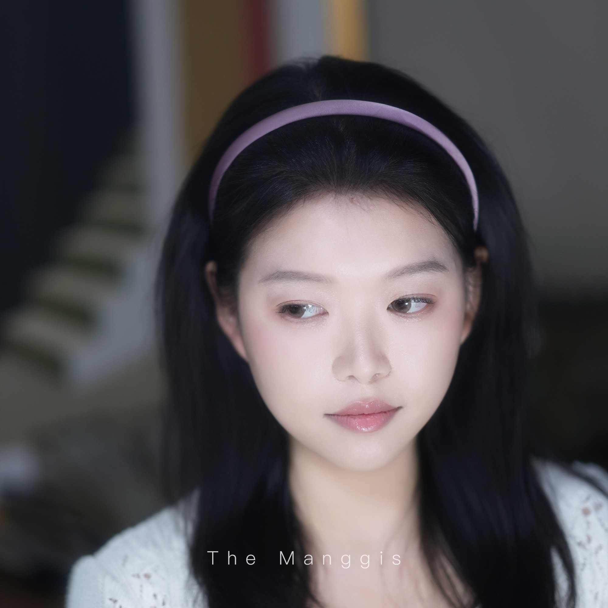 纯色质感少女细边头箍糖果发箍外