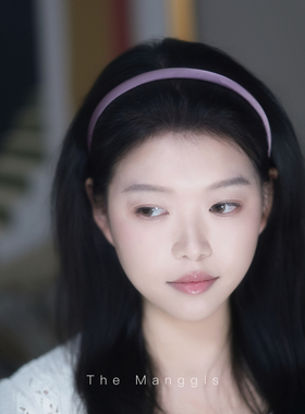 Manggis Vintage春意款 原创定制手工细发箍简约质感纯色头箍发卡