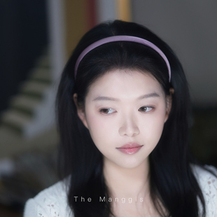 Manggis Vintage春意款 原创定制手工细发箍简约质感纯色头箍发卡