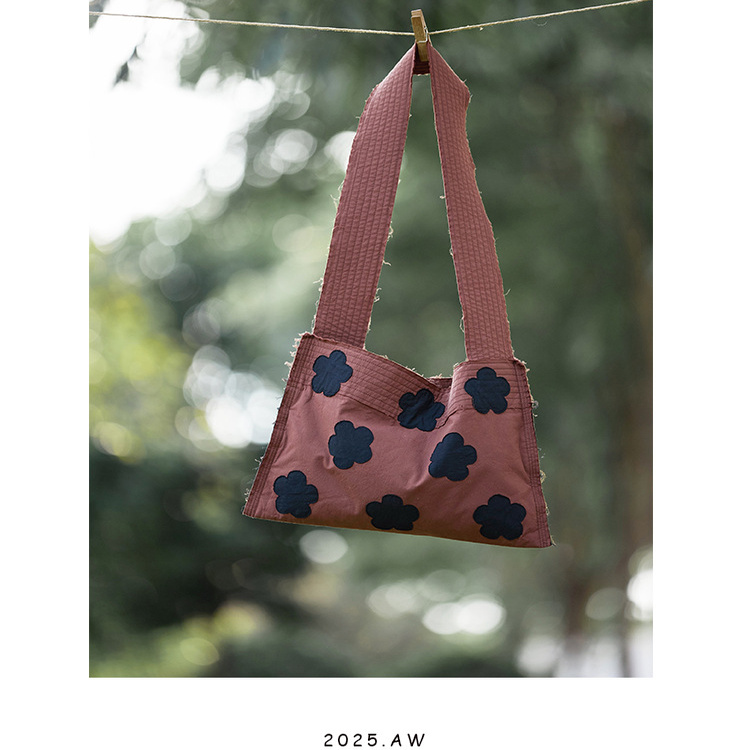 斜挎包帆布包印花单肩包