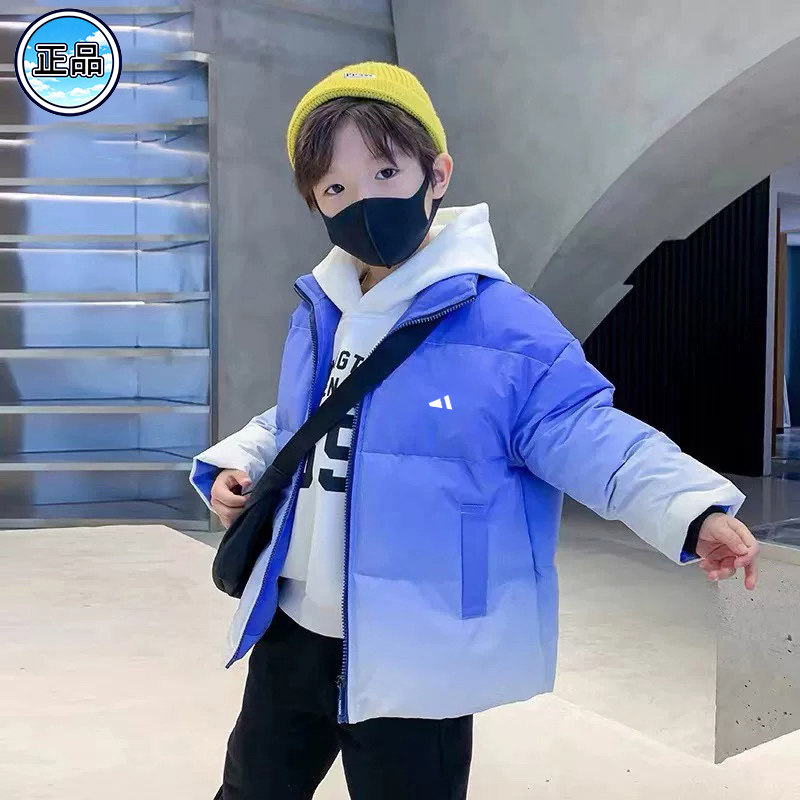 奥莱品牌儿童羽绒服男童冬季2026新款中大童白鸭绒加厚保暖外套