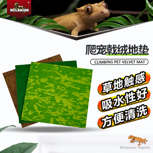 魅族MCLANZOO角蛙爬虫地垫蜥蜴蛇守宫吸水除菌陆龟垫材爬宠地毯