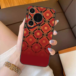 福韵红妆适用华为pura80pro手机壳m60新年款 mate70荣耀magic8女50红色p40喜庆30马年p70高级感nova14小众400