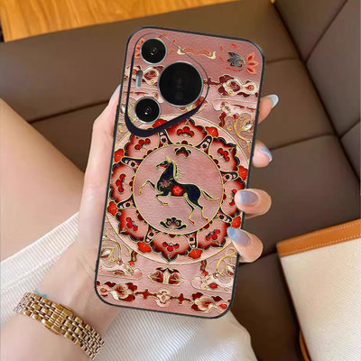 宝相福临适用华为pura80pro手机壳m60新年款mate70荣耀magic8女50红色p40喜庆30马年p70高级感nova14小众400