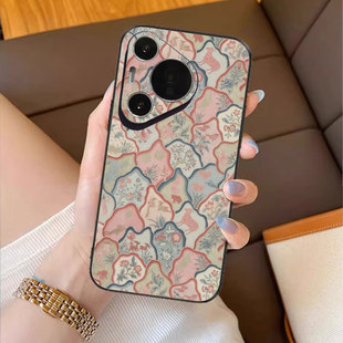 锦绘春山适用华为mate70pro手机壳m60新款 pura80荣耀magic7女50小清新p40高级感30复古p70国风nova14小众400