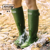Joycorn加可防滑高筒长靴户外露营防雨水鞋 防水雨鞋 经典 雨靴女款