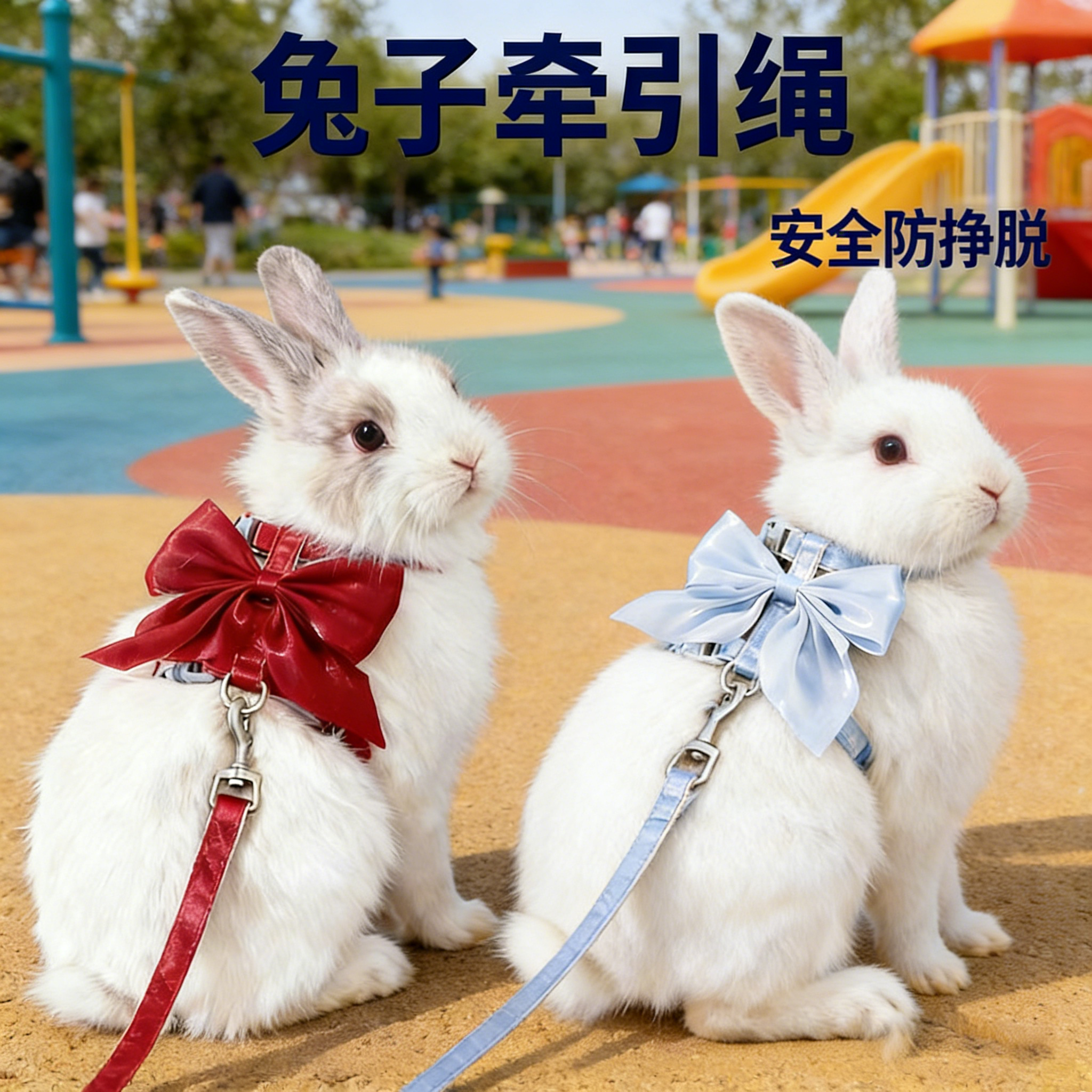 兔子专用牵引绳防挣脱外出遛兔神器可调节背带小型垂耳宠物用品,宠物/宠物食品及用品,猫牵引绳,淘宝优惠券,粉丝福利购,淘宝优惠卷