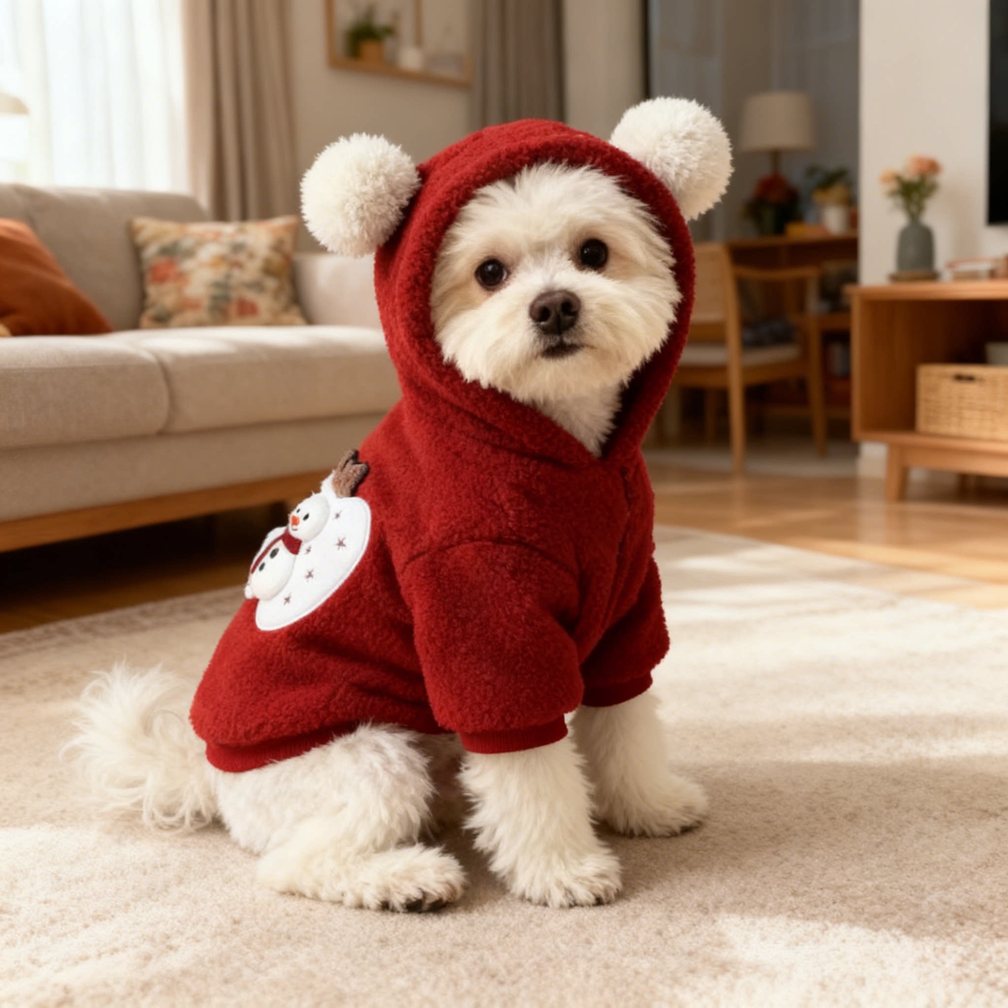 新品宠物衣服羊羔绒保暖秋冬季狗猫咪外套韩版上新保暖帅气潮卫衣