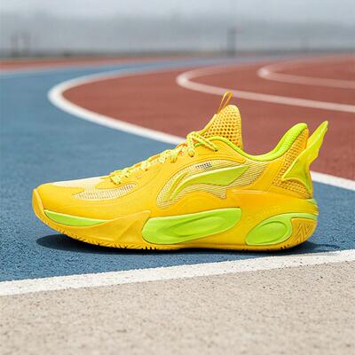 李宁儿童透气低帮回弹篮球鞋