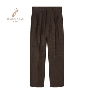 LoroPiana 裤 真丝斜纹高腰侧边调节钩扣前襟新款 诺悠翩雅男士