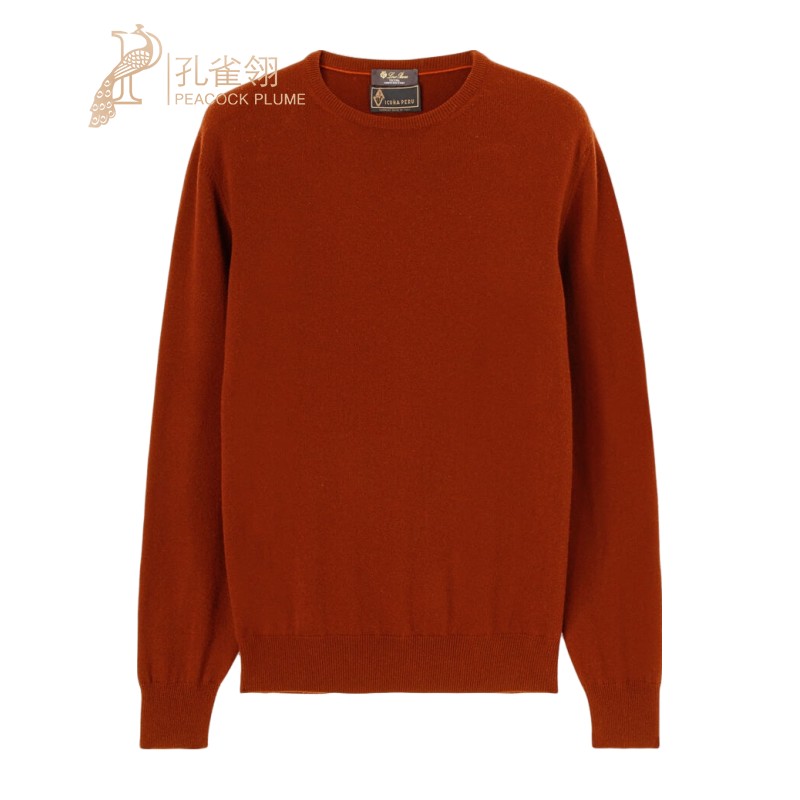 LoroPiana/诺悠翩雅男士珍贵沧海桑田纤维平纹针织新款