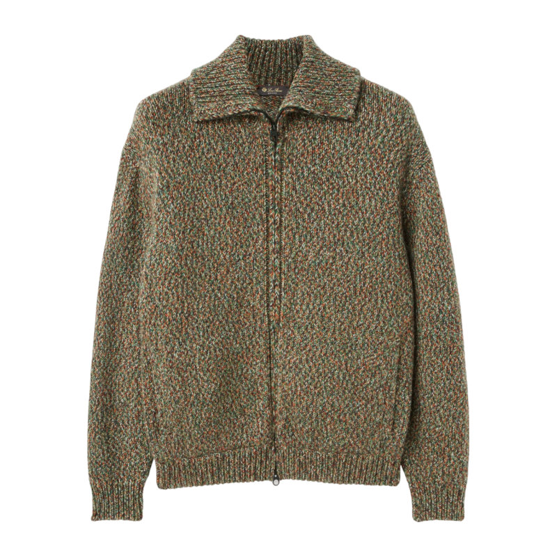 LoroPiana/诺悠翩雅男士针织衫羊绒连帽防泼水RainSystem®新款