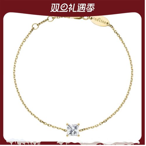 RedLine/红绳女士手链黄金链式公主钻闪耀象征欢乐太阳能新款