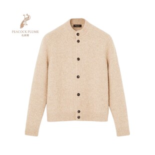 LoroPiana/诺悠翩雅男士针织衫高领罗纹羊驼驼绒羊毛混纺新款