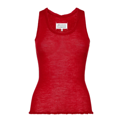 MaisonMargiela/马吉拉女士上衣细羊毛宽领Four stitches刺绣新款