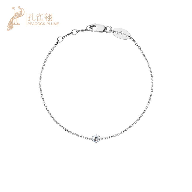 红绳女士时尚风克拉手链