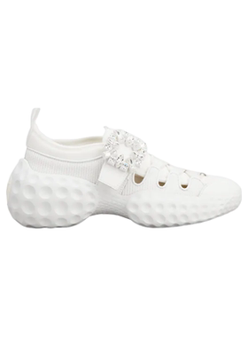 Roger Vivier女鞋 Viv' Run Light tessuto 白色织物运动鞋