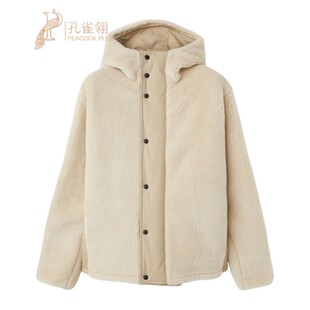 米色保暖羊绒和丝绸连帽夹克外套 诺悠翩雅男装 Loro Piana