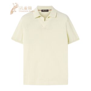 Loro Piana/诺悠翩雅男装小翻领短袖经典休闲polo衫