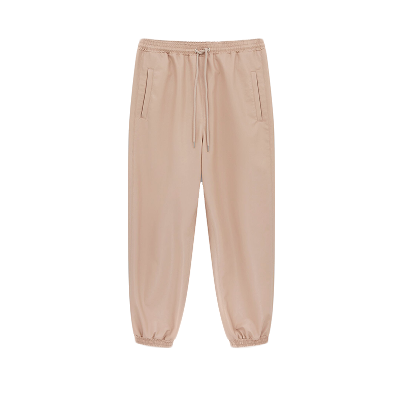 Stella McCartney/斯特拉女士松紧腰部脚踝休闲版型百搭户外长裤
