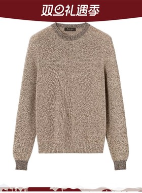 LoroPiana/诺悠翩雅男士针织衫BlackSheep羊毛罗纹长袖新款