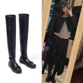 过膝长筒靴芭蕾靴 Jennie同款 靴子 25秋冬新品 TINA OPEN