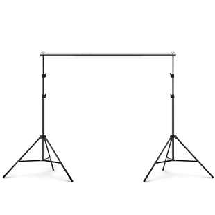 升级加粗摄影背景架拍照背景布支架直播间挂布伸缩杆绿幕绿布装饰伸缩横杆杆简易证件照照相支撑架拍摄架子