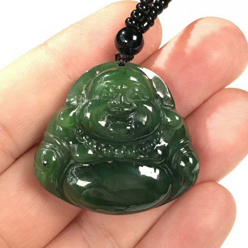 笑面佛女士老坑挂件新疆和田玉