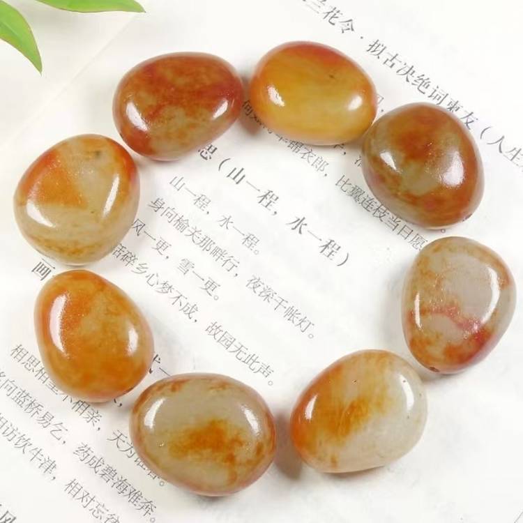 保真正品和田玉手链白玉黄沁皮原石籽料手链手串玉手链男款玉手串