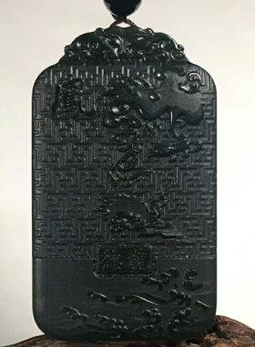 凤凰挂坠新疆和田玉送证