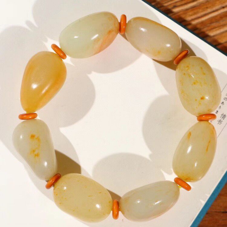 新疆和田玉手链籽料手串