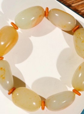 新疆和田玉手链籽料手串