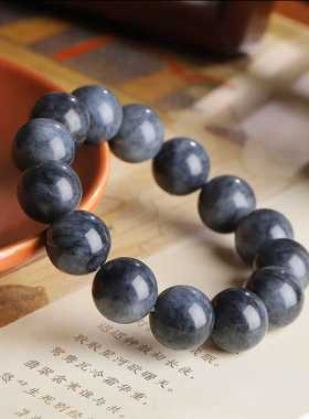 水墨丹青聚墨青花籽料手串手链