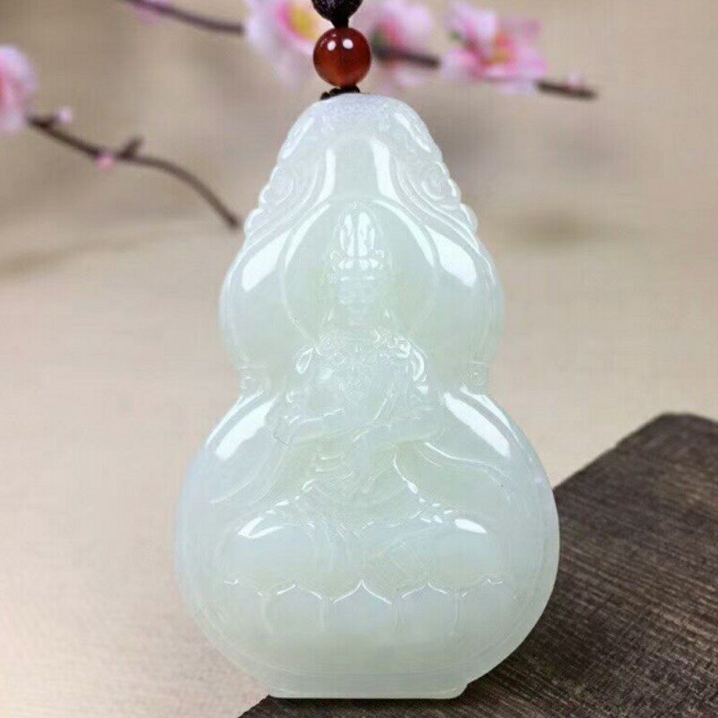 观世音菩萨礼物新疆和田玉包邮