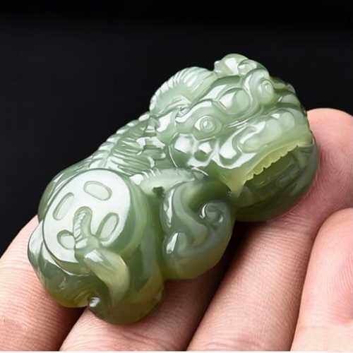 天然男女款招财玉石项链貔貅吊坠