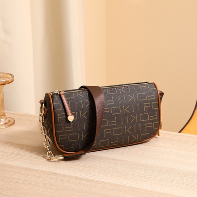 斜挎包菲尚尼单肩撞色百搭