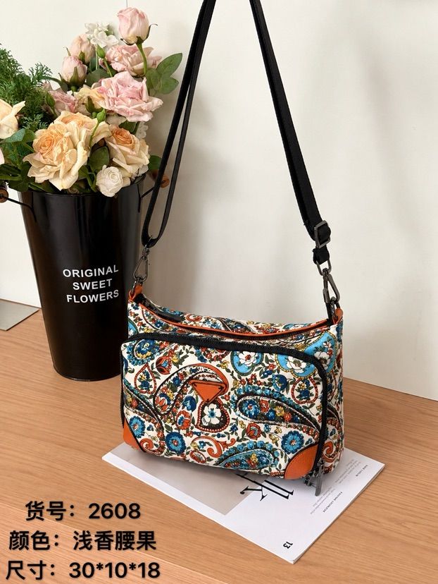 女包福亿原创品牌正品布艺包包防水休闲斜挎包高品质民族风多隔层