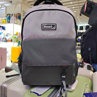 宾尼斯书包男女校园初高中生2025新款小大学生容量背包韩版双肩包