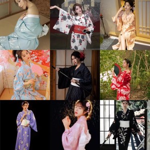 和服女正装传统日系改良文艺复古和服浴衣可爱少女旅拍和服写真服