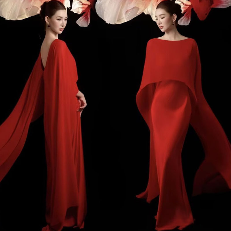 新款影楼新年中式锦鲤红色主题连衣裙复古肖像艺术照摄影服装写真,女装/女士精品,民族服装/舞台装,淘宝优惠券,粉丝福利购,淘宝优惠卷