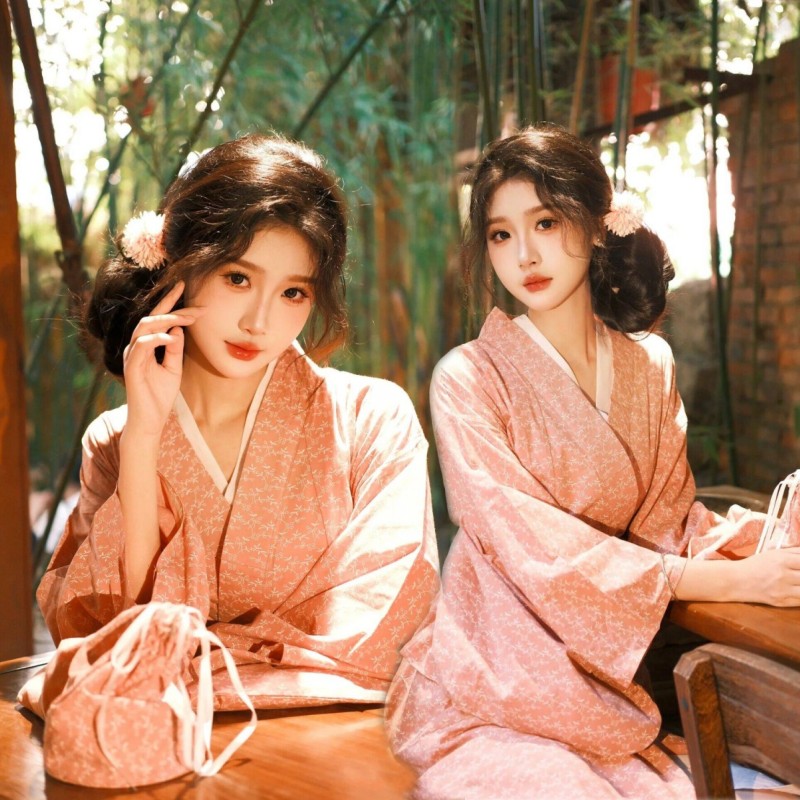 神明日式少女新款写真摄影连衣裙