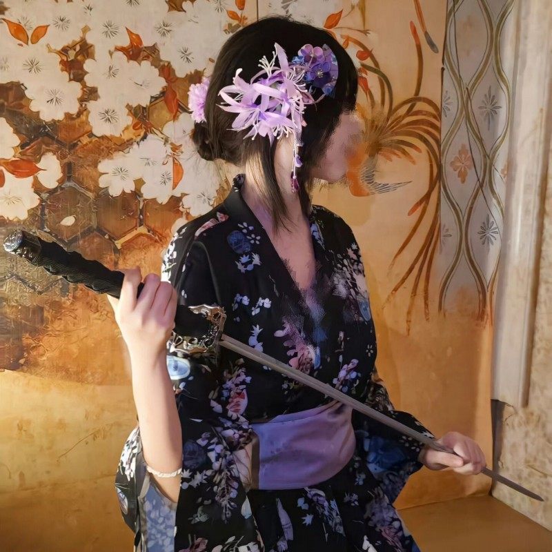 日系风格穿搭和服神明少女