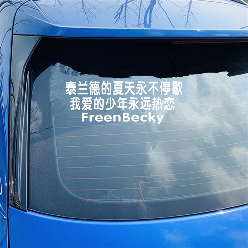 泰兰德的夏天永不停歇车贴后窗贴