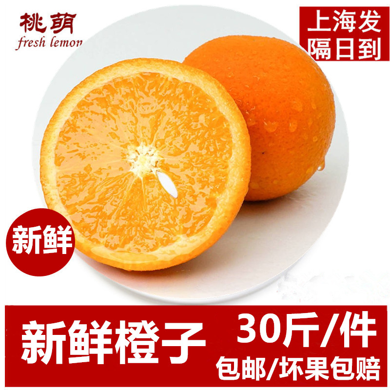 新鲜橙子 整件装30斤 包邮