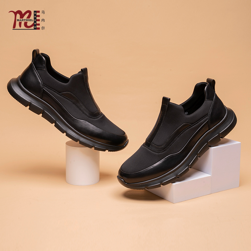 马内尔3cm休闲皮鞋商务