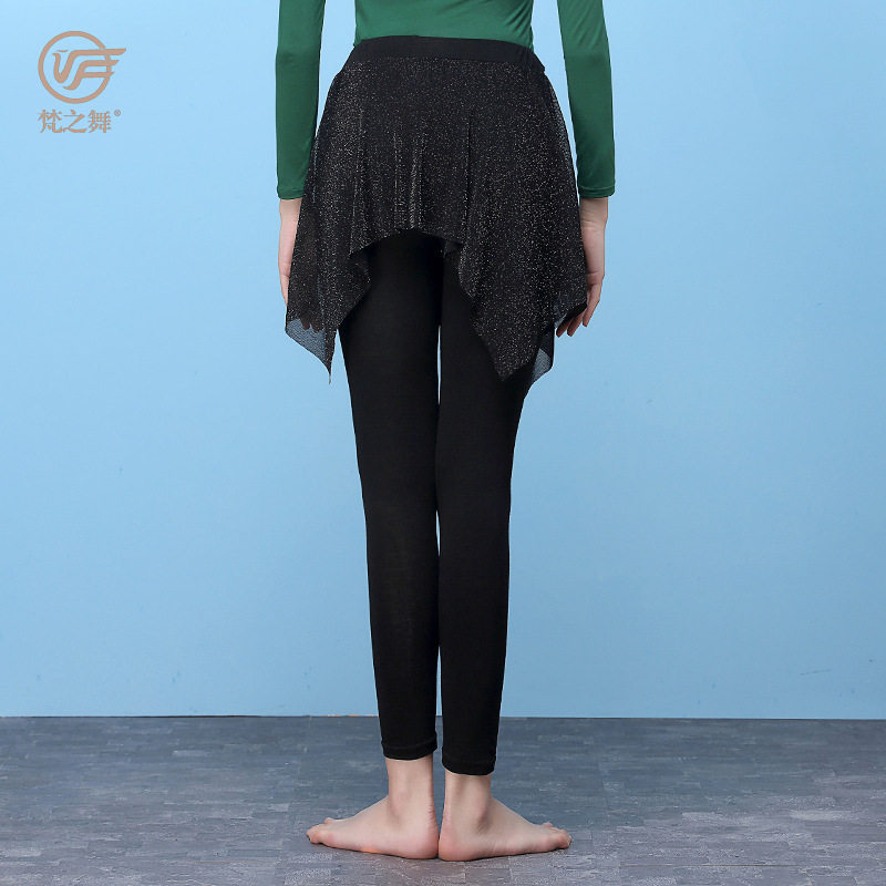 现代舞练功裤子假两件练功裤中老年广场舞跳舞紧身打底裤民族舞在类目 女装/女士精品, 唐装/民族服装/舞台服装, 民族服装/舞台装中 - 来自Buy2taobao.com提供专业的淘宝代购服务