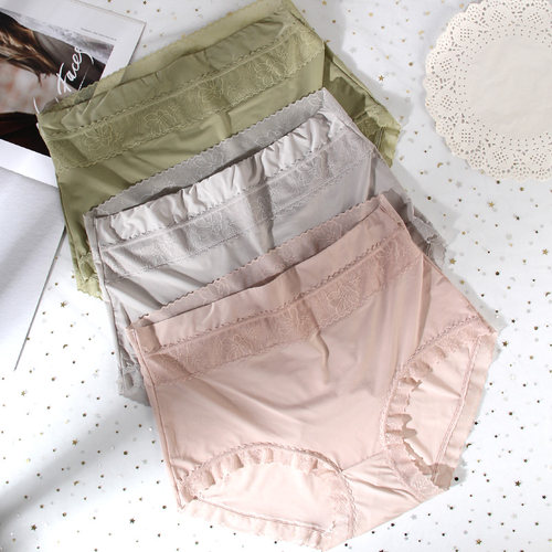 薄款无痕冰丝高腰200斤内裤