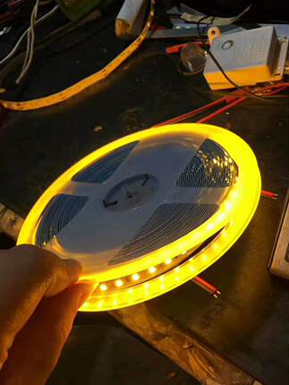 led灯带12V低压2835贴片防水裸板高亮手机柜台灯箱软灯条光带