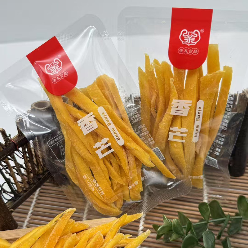 亲友香芒果干小包装芒果干称重250g芒果条水果干零食小吃散称食品