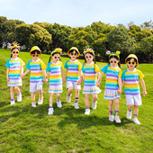 新款 套装 演出服 六一儿童节表演服装 小学生校服班服幼儿园园服夏季